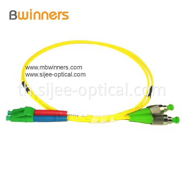 Fc Apc Lc Apc Duplex Sm Fiber Optic Patch Cord